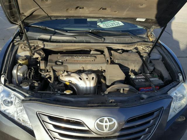 4T1BE46K69U815587 - 2009 TOYOTA CAMRY BASE CHARCOAL photo 7