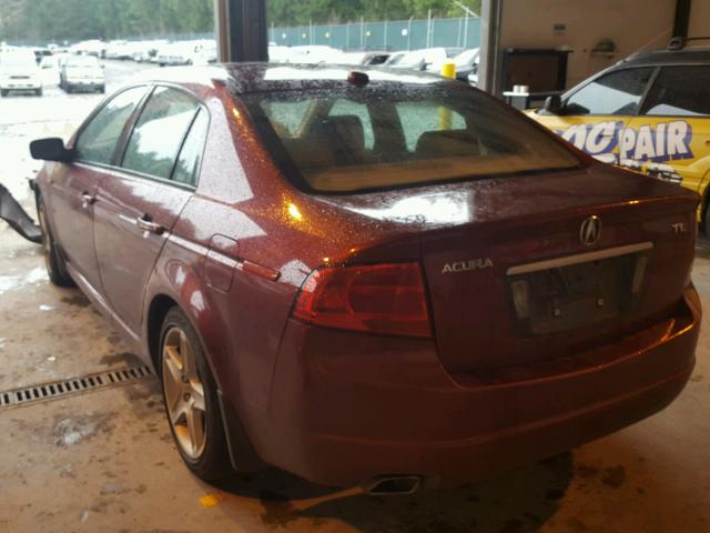 19UUA66204A046973 - 2004 ACURA TL RED photo 3