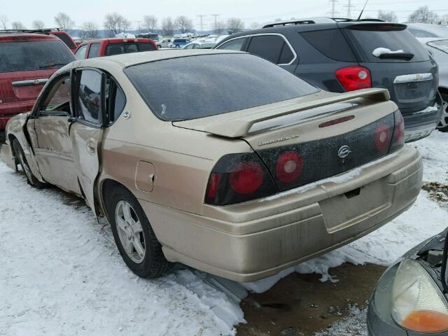 2G1WH52K949380989 - 2004 CHEVROLET IMPALA LS GOLD photo 3