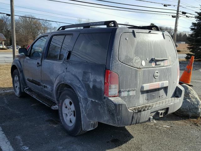 5N1AR18W26C615452 - 2006 NISSAN PATHFINDER BLUE photo 3