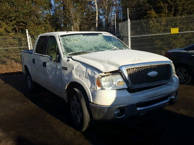 1FTPW12VX7FB90635 - 2007 FORD F150 SUPER WHITE photo 1