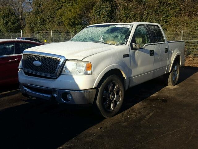 1FTPW12VX7FB90635 - 2007 FORD F150 SUPER WHITE photo 2