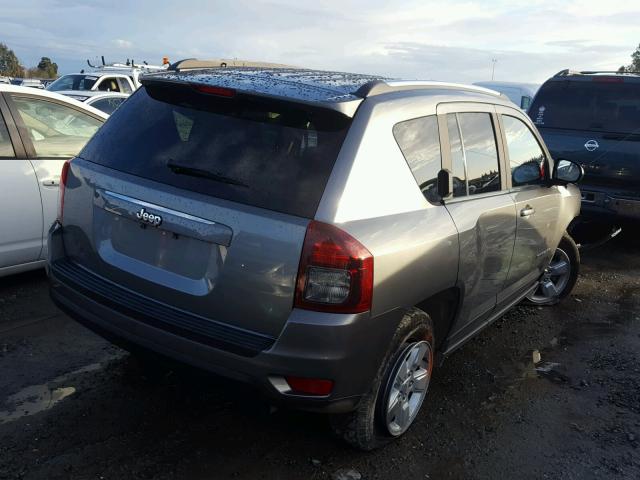 1C4NJCBA1ED595046 - 2014 JEEP COMPASS SP GRAY photo 4