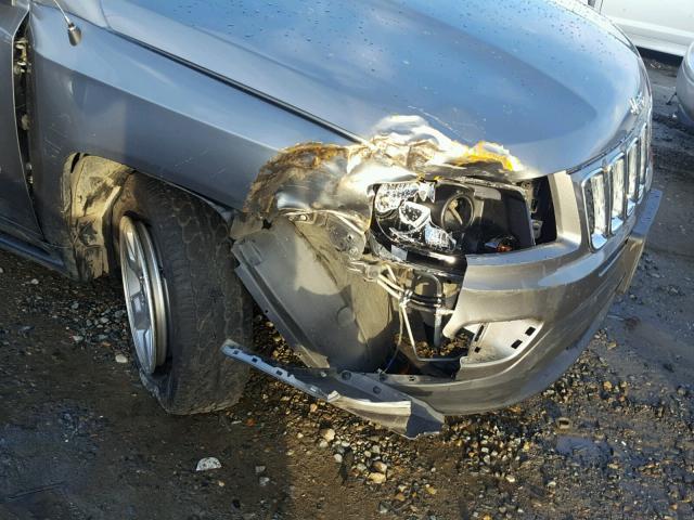 1C4NJCBA1ED595046 - 2014 JEEP COMPASS SP GRAY photo 9