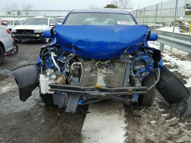 3N1BC13E99L474450 - 2009 NISSAN VERSA S BLUE photo 7