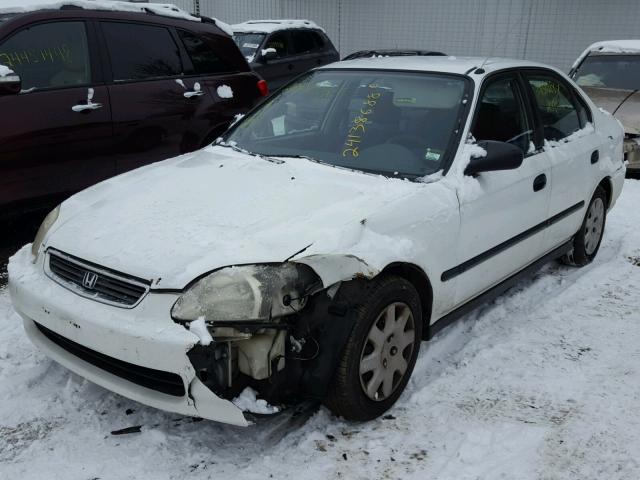 2HGEJ6677WH613846 - 1998 HONDA CIVIC LX WHITE photo 2