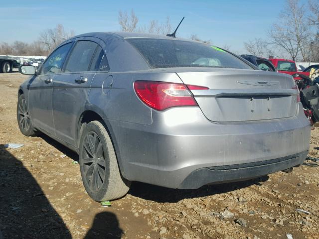 1C3CCBBB3DN578041 - 2013 CHRYSLER 200 TOURIN GRAY photo 3