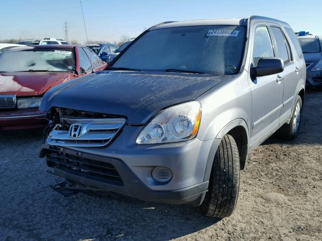 JHLRD78966C014762 - 2006 HONDA CR-V SE GRAY photo 2