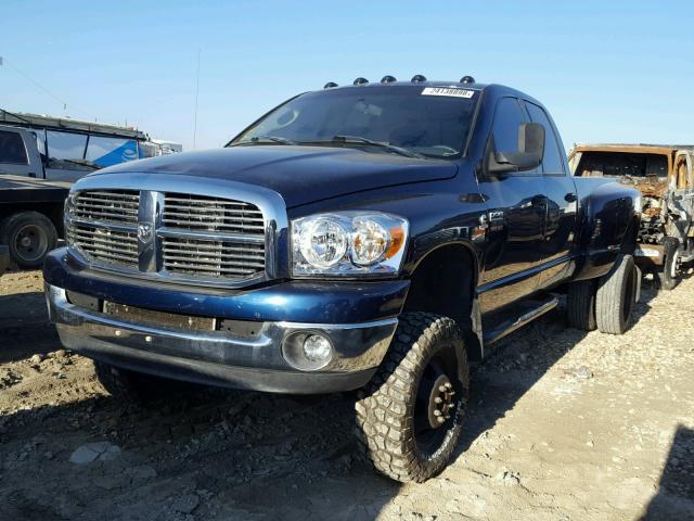 3D7MX48AX8G118183 - 2008 DODGE RAM 3500 S BLUE photo 2