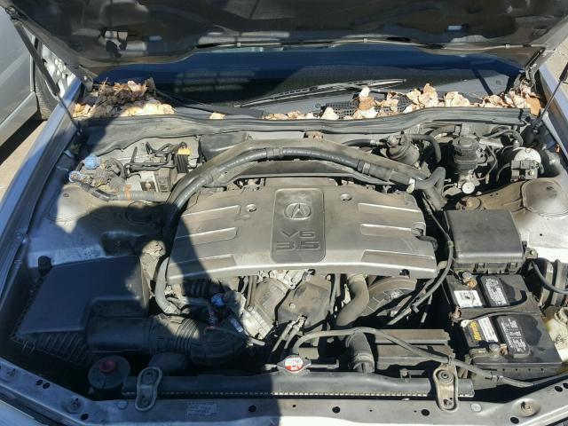 JH4KA96521C000139 - 2001 ACURA 3.5RL SILVER photo 7