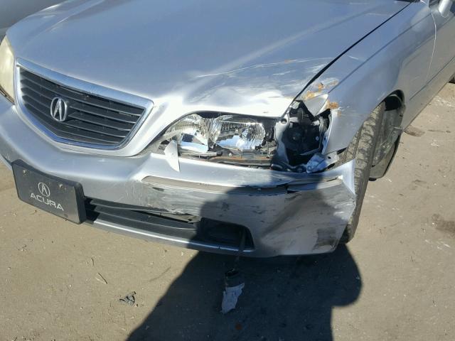 JH4KA96521C000139 - 2001 ACURA 3.5RL SILVER photo 9