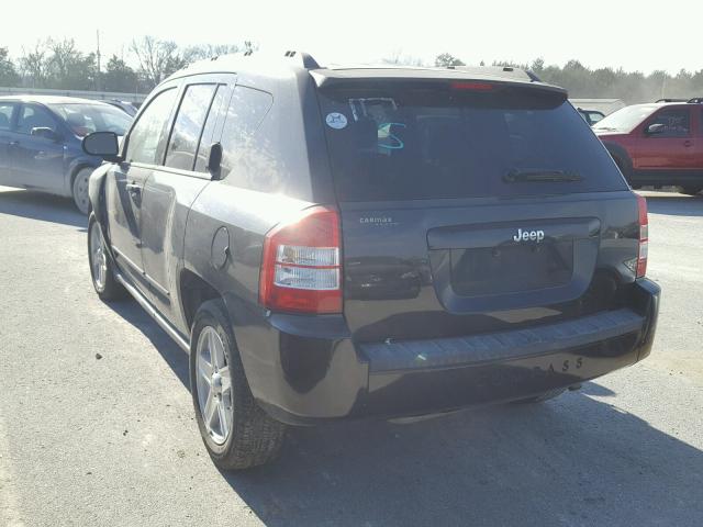 1J4NT4FB1AD578643 - 2010 JEEP COMPASS SP BLACK photo 3