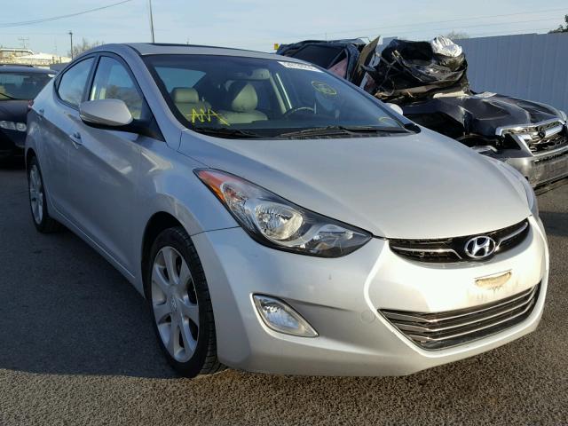 KMHDH4AEXCU332726 - 2012 HYUNDAI ELANTRA GL SILVER photo 1