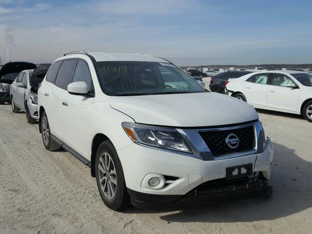 5N1AR2MN3FC707138 - 2015 NISSAN PATHFINDER WHITE photo 1