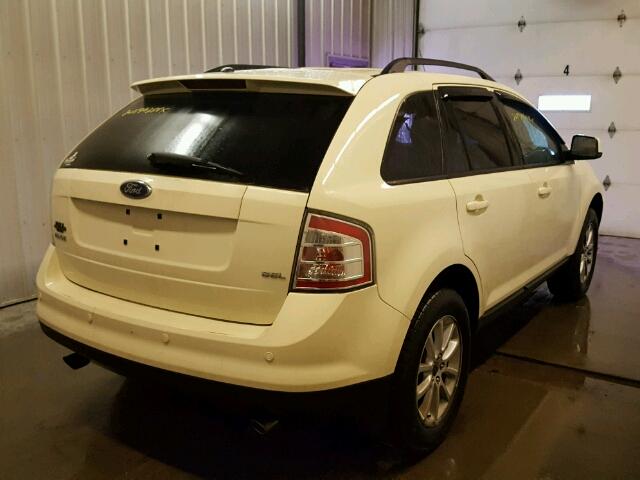 2FMDK39C77BB08095 - 2007 FORD EDGE SEL P WHITE photo 4