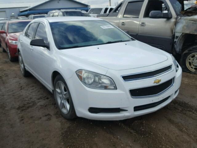 1G1ZB5EB4AF182026 - 2010 CHEVROLET MALIBU LS WHITE photo 1