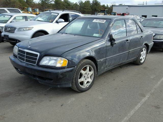 WDBHA29GXXA732974 - 1999 MERCEDES-BENZ C 280 BLACK photo 2