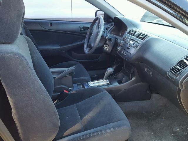 1HGEM22913L048239 - 2003 HONDA CIVIC EX 黑色 照片 5