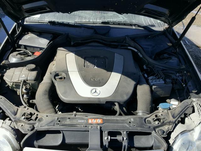 WDBTJ56H27F214479 - 2007 MERCEDES-BENZ CLK 350 BLACK photo 7