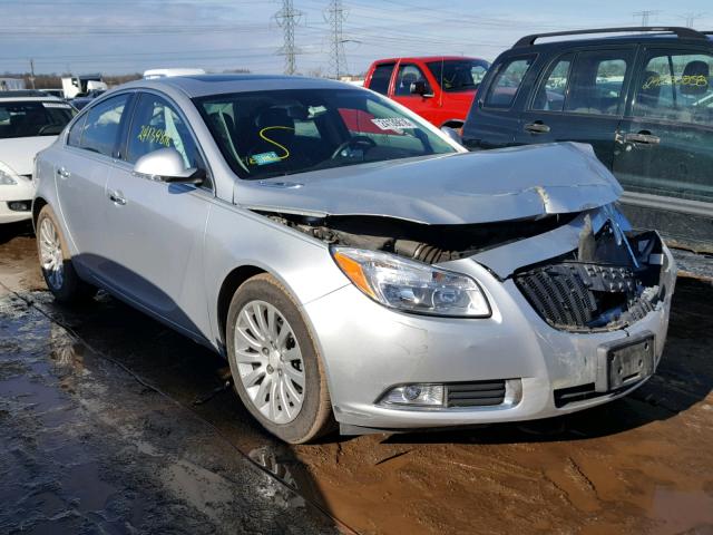 2G4GS5EK3C9151484 - 2012 BUICK REGAL PREM SILVER photo 1