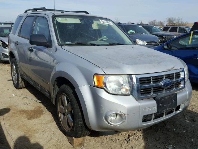 1FMCU03198KB48858 - 2008 FORD ESCAPE XLT SILVER photo 1