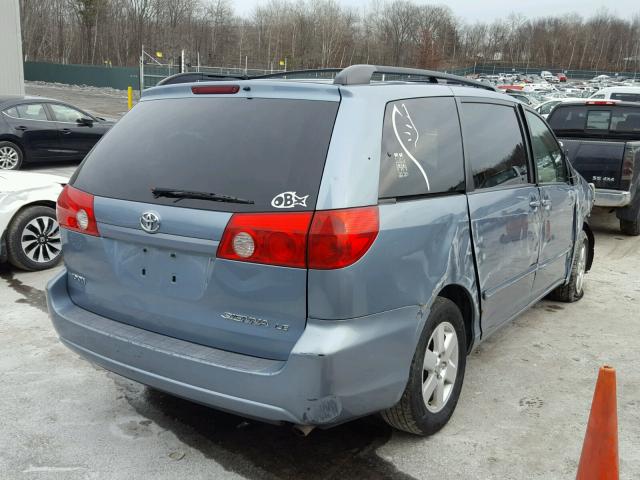 5TDZA23C56S397992 - 2006 TOYOTA SIENNA CE BLUE photo 4