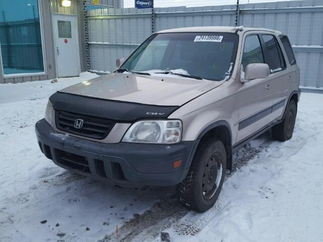 JHLRD1856YC812949 - 2000 HONDA CR-V EX BEIGE photo 2