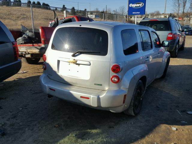 3GNBAAFWXBS540241 - 2011 CHEVROLET HHR LS SILVER photo 4