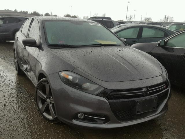 1C3CDFEBXFD150783 - 2015 DODGE DART GT CHARCOAL photo 1