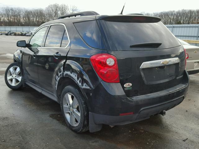 2GNALPEK9C1182120 - 2012 CHEVROLET EQUINOX LT BLACK photo 3