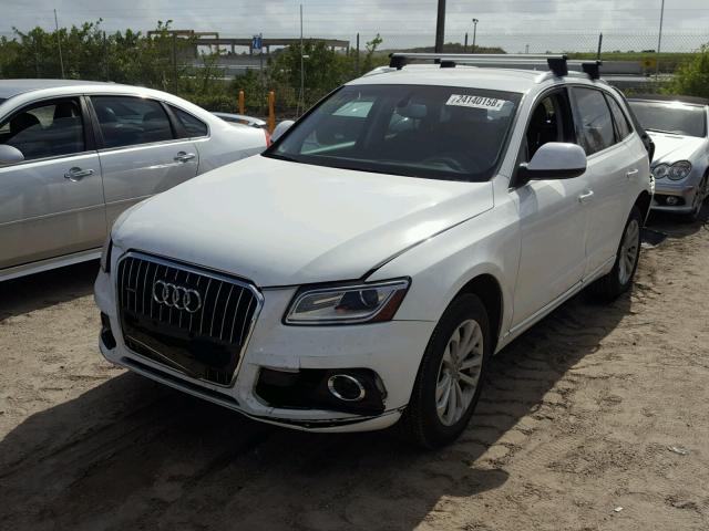 WA1CFAFP1EA090518 - 2014 AUDI Q5 PREMIUM WHITE photo 2