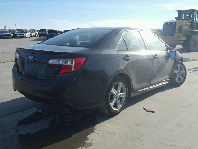 4T1BF1FK4CU086119 - 2012 TOYOTA CAMRY BASE BLACK photo 4