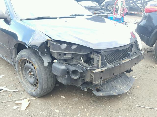 1G2ZF58B274269150 - 2007 PONTIAC G6 VALUE L BLACK photo 9