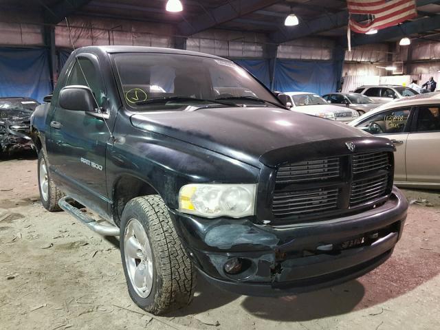 1D7HU16N03J546432 - 2003 DODGE RAM 1500 S BLACK photo 1