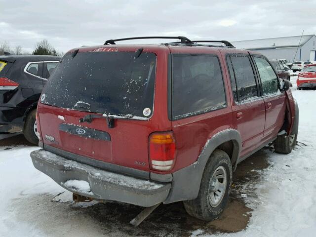 1FMZU72E41ZA24873 - 2001 FORD EXPLORER X RED photo 4