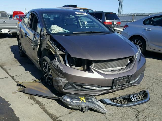2HGFB2F86FH530590 - 2015 HONDA CIVIC EX ყავისფერი ფოტო 1