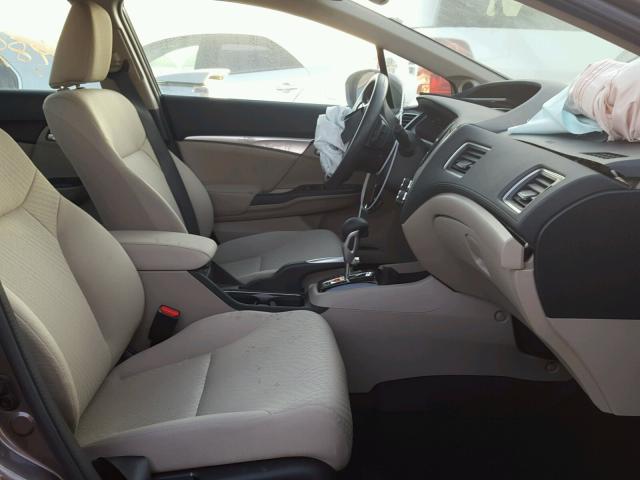 2HGFB2F86FH530590 - 2015 HONDA CIVIC EX ყავისფერი ფოტო 5