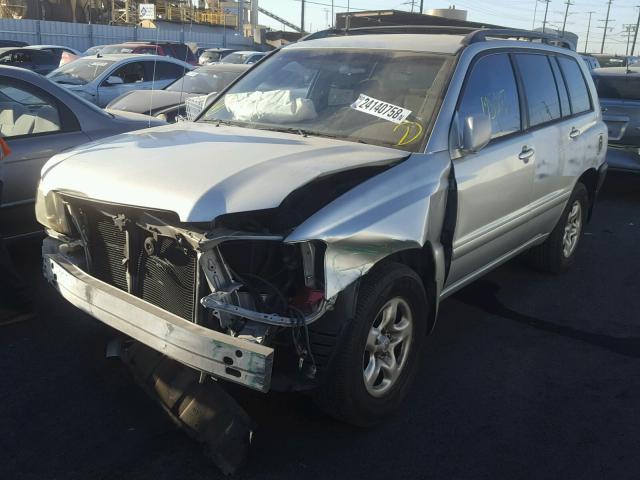 JTEGD21A530053895 - 2003 TOYOTA HIGHLANDER GRAY photo 2