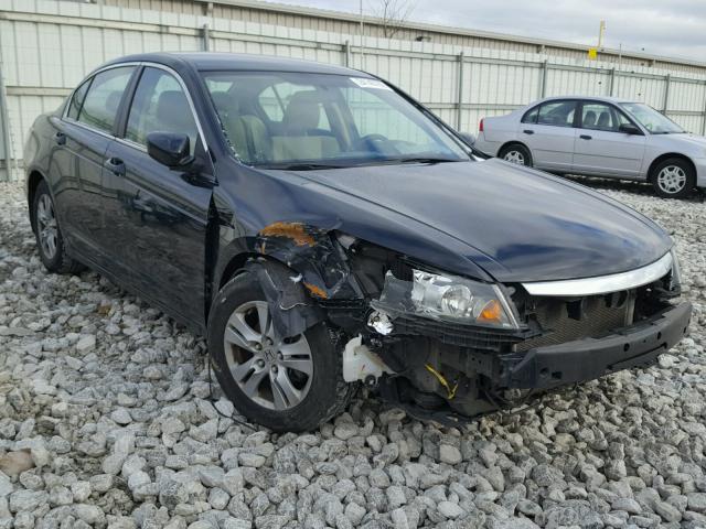 1HGCP2F42BA005598 - 2011 HONDA ACCORD LXP BLACK photo 1