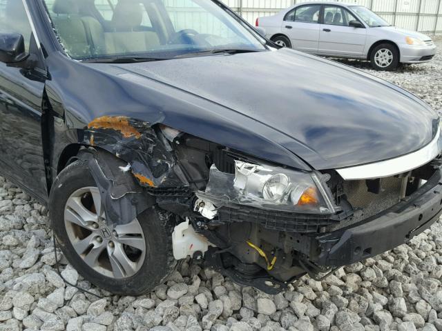 1HGCP2F42BA005598 - 2011 HONDA ACCORD LXP BLACK photo 9