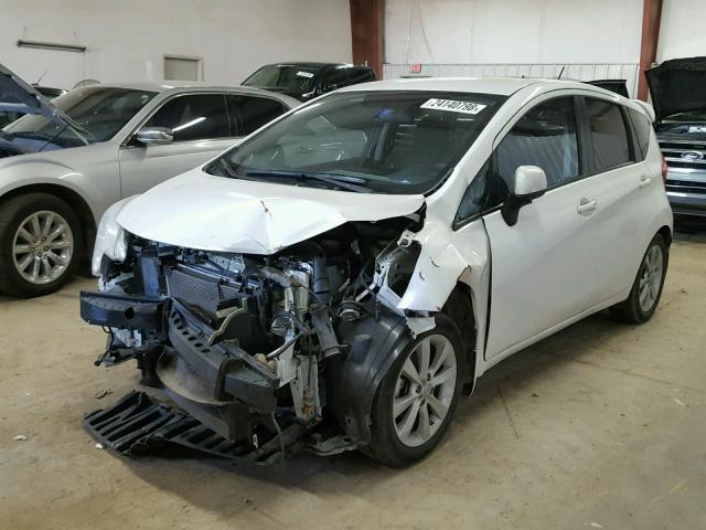 3N1CE2CP8EL369026 - 2014 NISSAN VERSA NOTE WHITE photo 2