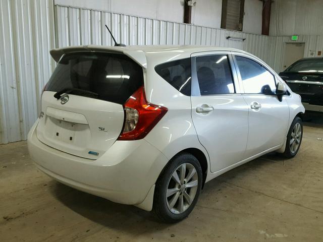 3N1CE2CP8EL369026 - 2014 NISSAN VERSA NOTE WHITE photo 4