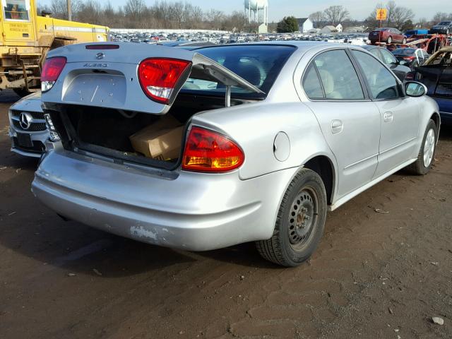 1G3NL52TX1C201969 - 2001 OLDSMOBILE ALERO GL SILVER photo 4