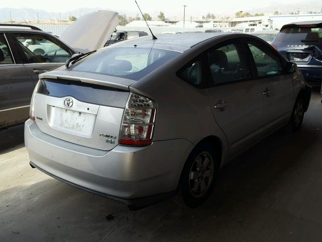 JTDKB20U173287746 - 2007 TOYOTA PRIUS SILVER photo 4