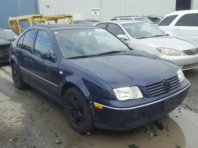 3VWSA69M55M052868 - 2005 VOLKSWAGEN JETTA GLS BLUE photo 1