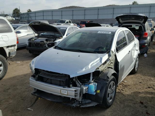 1G1JB5SH0G4118673 - 2016 CHEVROLET SONIC LS SILVER photo 2