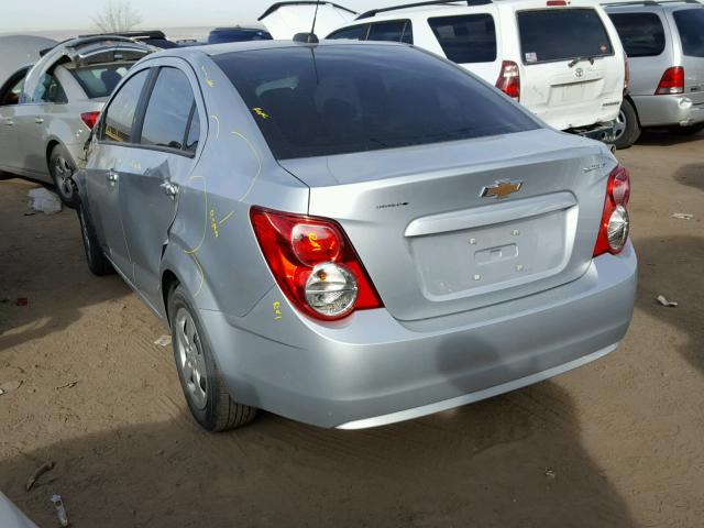 1G1JB5SH0G4118673 - 2016 CHEVROLET SONIC LS SILVER photo 3