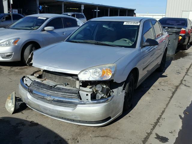 1G1ZT54885F240373 - 2005 CHEVROLET MALIBU LS SILVER photo 2