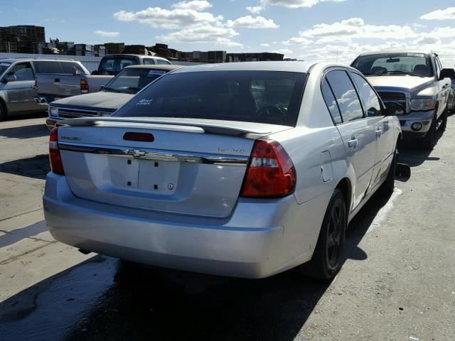 1G1ZT54885F240373 - 2005 CHEVROLET MALIBU LS SILVER photo 4