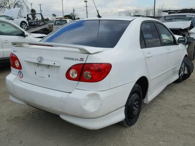 1NXBR32E97Z873379 - 2007 TOYOTA COROLLA CE WHITE photo 4